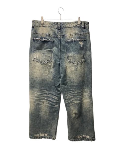Jaded London（ジェイデッドロンドン）Jaded London (ジェイデッドロンドン) DIRTY LOWRISE COLOSSUS JEANS インディゴ サイズ:38の古着・服飾アイテム