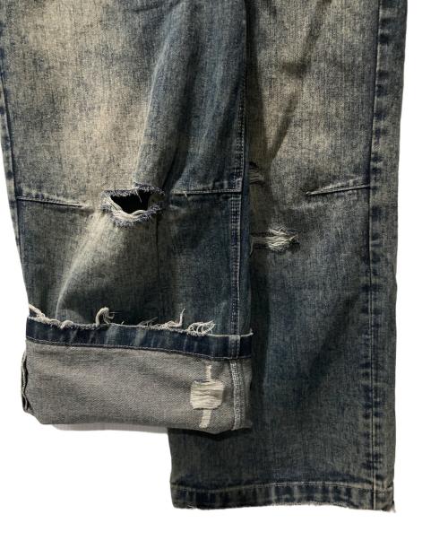 Jaded London（ジェイデッドロンドン）Jaded London (ジェイデッドロンドン) DIRTY LOWRISE COLOSSUS JEANS インディゴ サイズ:38の古着・服飾アイテム