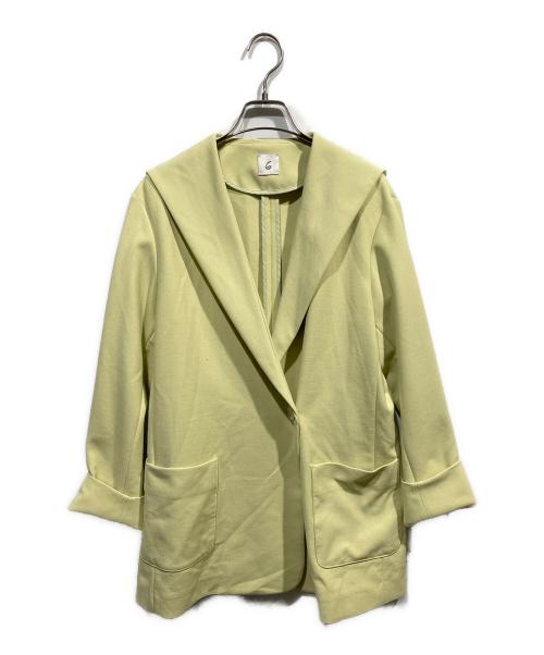 6(ROKU) BEAUTY&YOUTH（ロク ビューティーアンドユース）6(ROKU) BEAUTY&YOUTH (ロク ビューティーアンドユース) SAILOR COLLAR 1B JACKET イエロー サイズ:36の古着・服飾アイテム