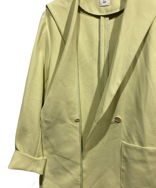 6(ROKU) BEAUTY&YOUTH（ロク ビューティーアンドユース）6(ROKU) BEAUTY&YOUTH (ロク ビューティーアンドユース) SAILOR COLLAR 1B JACKET イエロー サイズ:36の古着・服飾アイテム