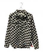 OFFWHITEオフホワイト）の古着「ボックスチェックシャツ」｜ホワイト×ブラック