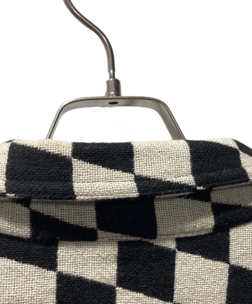 OFFWHITE（オフホワイト）OFFWHITE (オフホワイト) ボックスチェックシャツ ホワイト×ブラック サイズ:Sの古着・服飾アイテム