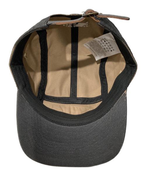 SUPREME（シュプリーム）SUPREME (シュプリーム) MM6 Maison Margiela (エムエムシックスメゾンマルジェラ) PAINTED CAMP CAP ブラック サイズ:ONE SIZEの古着・服飾アイテム