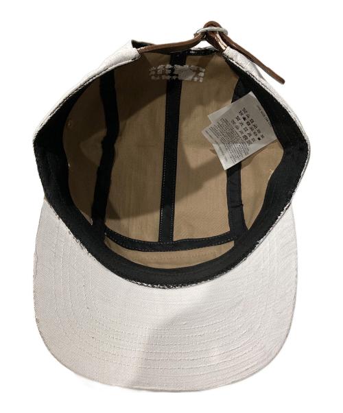 SUPREME（シュプリーム）SUPREME (シュプリーム) MM6 Maison Margiela (エムエムシックスメゾンマルジェラ) PAINTED CAMP CAP ホワイト サイズ:ONE SIZEの古着・服飾アイテム