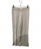 L'appartementアパルトモン）の古着「Slit Rib PT」｜ベージュ