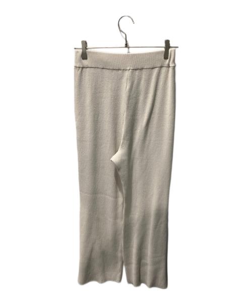 L'appartement（アパルトモン）L'Appartement (アパルトモン) Slit Rib PT ベージュ サイズ:FREEの古着・服飾アイテム