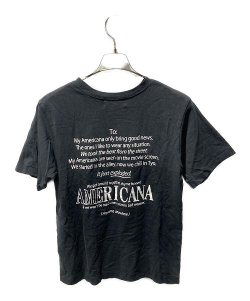 Americana（アメリカーナ）Americana (アメリカーナ) L'Appartement (アパルトモン) 別注Tシャツ グレー サイズ:FREEの古着・服飾アイテム