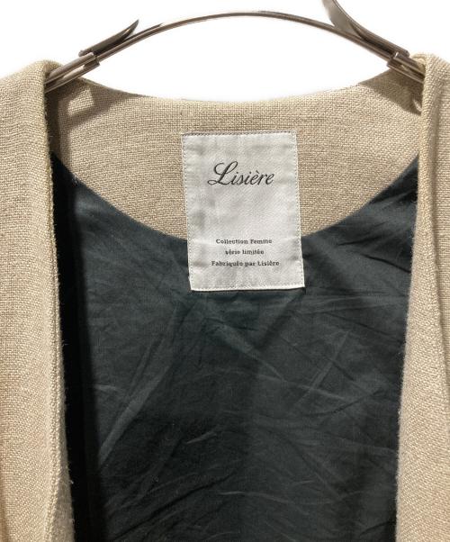 Lissete（リゼッタ）Lissete (リゼッタ) ヘビーリネンベスト ベージュ サイズ:FREEの古着・服飾アイテム