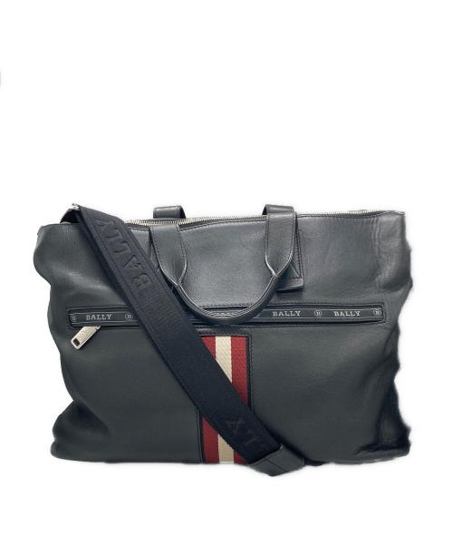 BALLY（バリー）BALLY (バリー) レザービジネスバッグ ブラックの古着・服飾アイテム