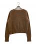 Demi-Luxe BEAMS (デミルクス ビームス) フラッフィ ショート Vネックカーディガン ブラウン サイズ:FREE：4000円