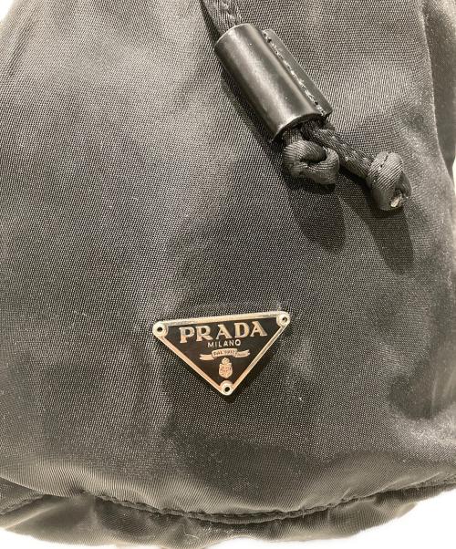 PRADA（プラダ）PRADA (プラダ) 巾着バッグ ブラックの古着・服飾アイテム