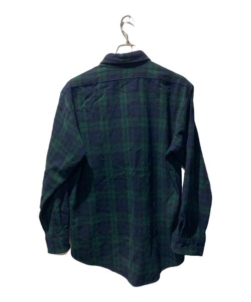 PENDLETON（ペンドルトン）PENDLETON (ペンドルトン) USA製ウールチェックシャツ グリーン サイズ:Mの古着・服飾アイテム