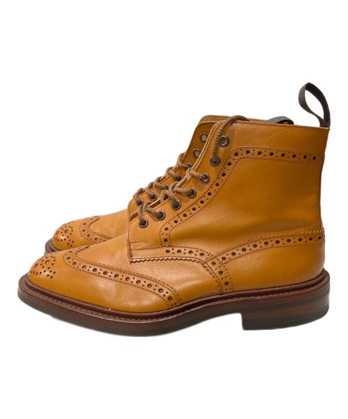 Tricker's（トリッカーズ）Tricker's (トリッカーズ) STOW カントリーブーツ ブラウン サイズ:7　1/2の古着・服飾アイテム