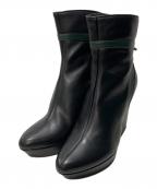 ADEAMアディアム）の古着「バックジップブーツ」｜グリーン