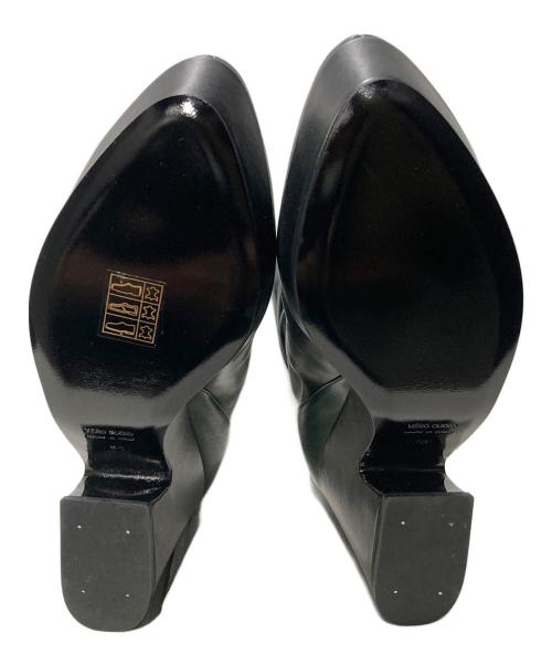 ADEAM（アディアム）ADEAM (アディアム) バックジップブーツ グリーン サイズ:38の古着・服飾アイテム