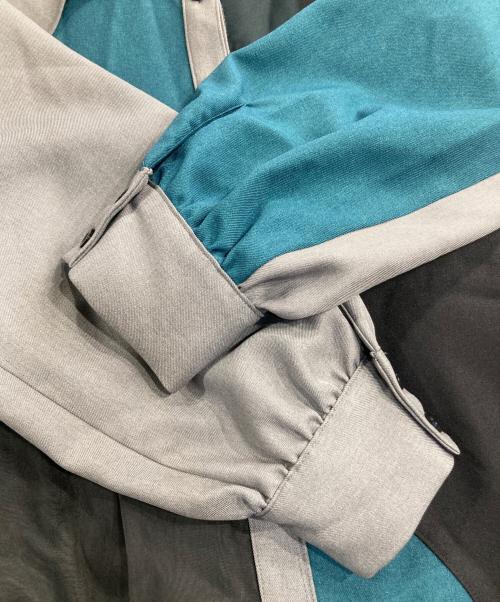 UNITED TOKYO（ユナイテッドトーキョー）UNITED TOKYO (ユナイテッドトーキョー) リンクドシアーシャツワンピース グレー×グリーン サイズ:3の古着・服飾アイテム