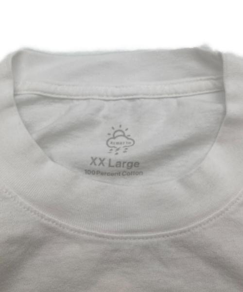 barber sakota（バーバー サコタ）barber sakota (バーバー サコタ) WAKE SAPPORO (ウェイクサッポロ) BICYCLE TEE ホワイト サイズ:2XLの古着・服飾アイテム