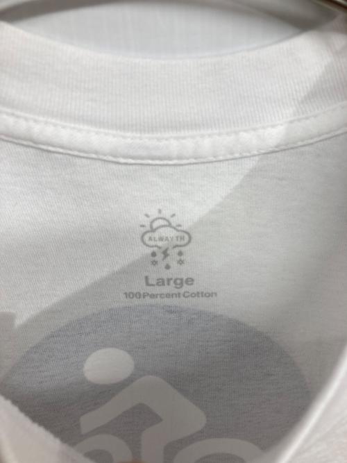 WAKE SAPPORO（ウェイクサッポロ）WAKE SAPPORO (ウェイクサッポロ) BARBAR SAKOTA (バーバー サコタ) BICYCLE TEE ホワイト サイズ:Lの古着・服飾アイテム