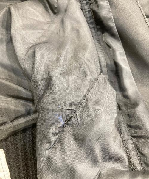 sacai（サカイ）sacai (サカイ) 21AW ドッキングウールニットフーディ ブラック サイズ:1の古着・服飾アイテム