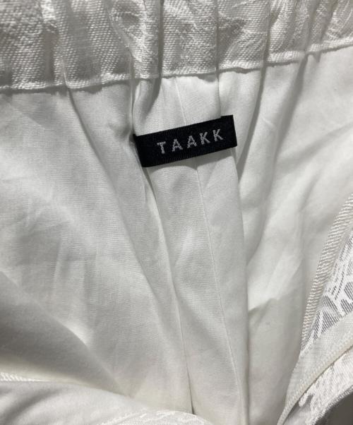 TAAKK（ターク）TAAKK (ターク) トワルドジュイ柄ショートパンツ ホワイト サイズ:2の古着・服飾アイテム