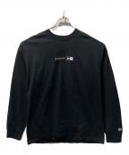 Yohji Yamamoto pour homme×New Eraヨウジヤマモト プールオム×ニューエラ）の古着「コラボカットソー」｜ブラック