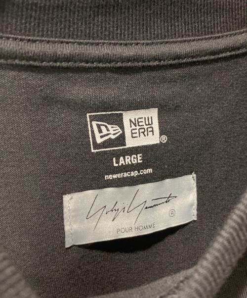 Yohji Yamamoto pour homme（ヨウジヤマモト プールオム）Yohji Yamamoto pour homme (ヨウジヤマモト プールオム) New Era (ニューエラ) コラボカットソー ブラック サイズ:4の古着・服飾アイテム