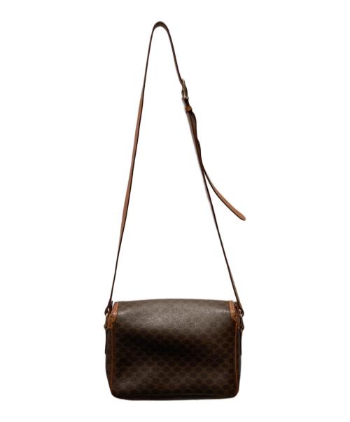 CELINE（セリーヌ）CELINE (セリーヌ) マカダム柄ショルダーバッグ ブラウンの古着・服飾アイテム