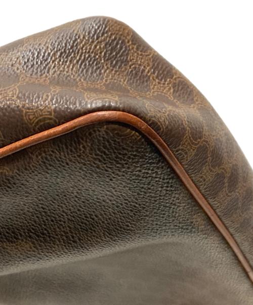 CELINE（セリーヌ）CELINE (セリーヌ) マカダム柄ショルダーバッグ ブラウンの古着・服飾アイテム