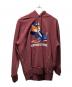 MAISON KITSUNE（メゾンキツネ）の古着「DRESSED FOX PRINT RELAXED HOODIE」｜レッド