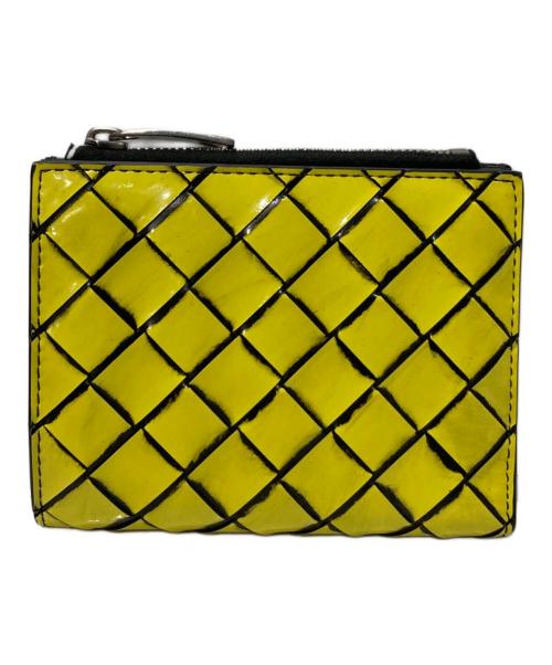 BOTTEGA VENETA（ボッテガベネタ）BOTTEGA VENETA (ボッテガベネタ) スモールイントレチャートウォレット イエローの古着・服飾アイテム