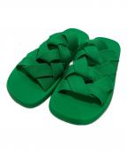 BOTTEGA VENETAボッテガベネタ）の古着「PLAT SANDAL  INTRECCIATO STARFISH」｜GRASS/グリーン