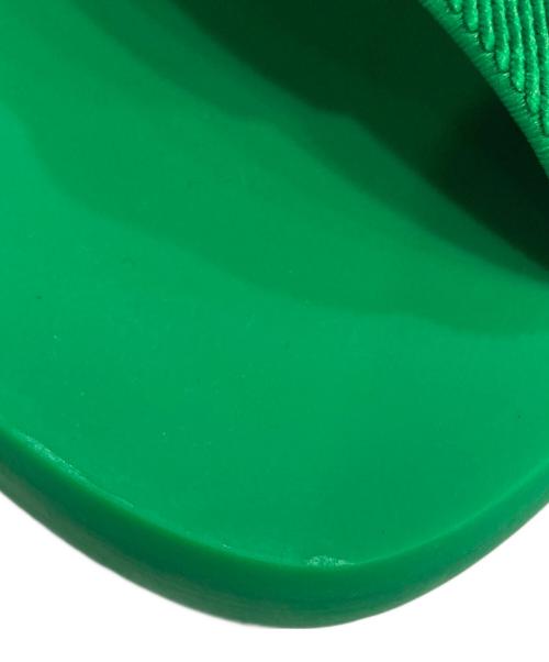 BOTTEGA VENETA（ボッテガベネタ）BOTTEGA VENETA (ボッテガベネタ) PLAT SANDAL  INTRECCIATO STARFISH GRASS/グリーン サイズ:41の古着・服飾アイテム