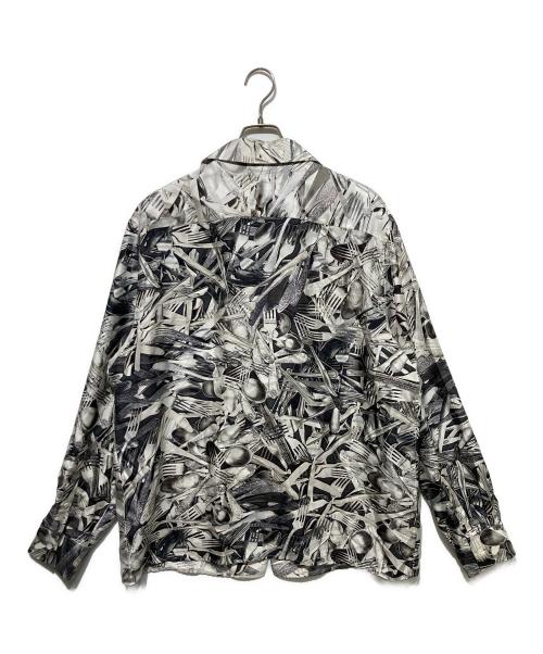 LOEWE（ロエベ）LOEWE (ロエベ) カトラリープリントシャツ グレー サイズ:40の古着・服飾アイテム