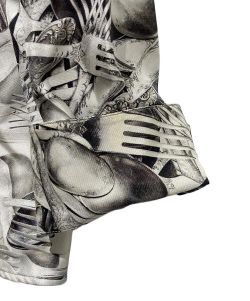 LOEWE（ロエベ）LOEWE (ロエベ) カトラリープリントシャツ グレー サイズ:40の古着・服飾アイテム