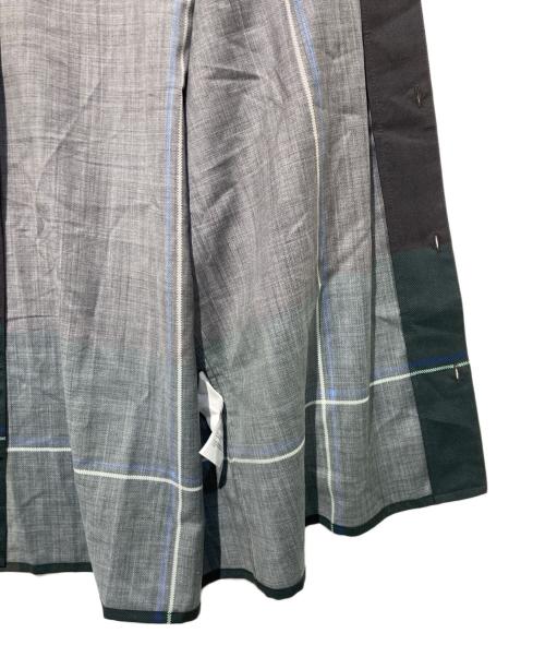 LOEWE（ロエベ）LOEWE (ロエベ) チェックショートスリーブ グリーン×ブラウン サイズ:38の古着・服飾アイテム