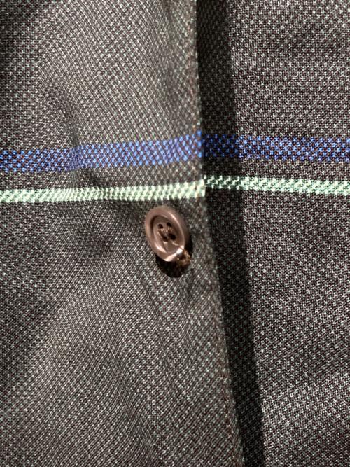 LOEWE（ロエベ）LOEWE (ロエベ) チェックショートスリーブ グリーン×ブラウン サイズ:38の古着・服飾アイテム