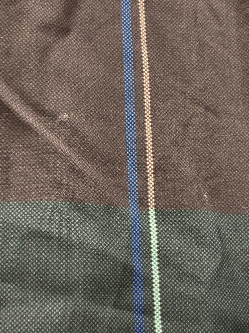 LOEWE（ロエベ）LOEWE (ロエベ) チェックショートスリーブ グリーン×ブラウン サイズ:38の古着・服飾アイテム