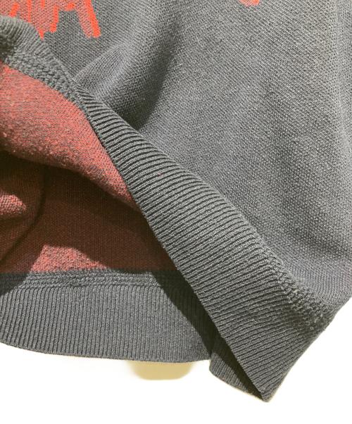 EMPORIO ARMANI（エンポリオ アルマーニ）EMPORIO ARMANI (エンポリオアルマーニ) ウール混ニット ネイビー サイズ:Lの古着・服飾アイテム