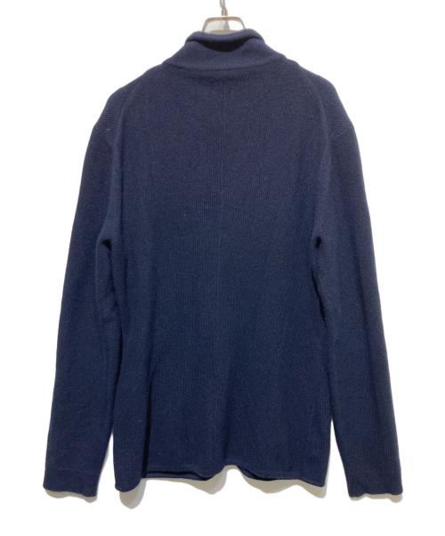 GIORGIO ARMANI（ジョルジョアルマーニ）GIORGIO ARMANI (ジョルジョアルマーニ) カシミヤニットジャケット ネイビー サイズ:50の古着・服飾アイテム