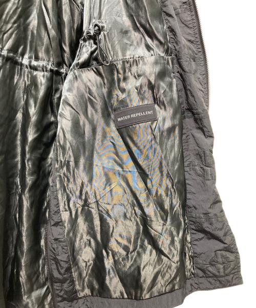 GIORGIO ARMANI（ジョルジョアルマーニ）GIORGIO ARMANI (ジョルジョアルマーニ) ジャガードロゴフーデッドコート ブラック サイズ:Mの古着・服飾アイテム