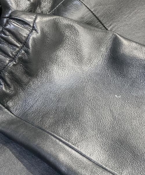 BEAUTY&YOUTH（ビューティーアンドユース）BEAUTY&YOUTH (ビューティーアンドユース) レザー コーチ ジャケット 3 ブラック サイズ:Ｌの古着・服飾アイテム