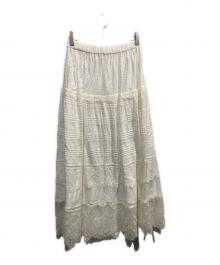 GRACE CLASS（グレースクラス）の古着「レーススカート」｜ホワイト