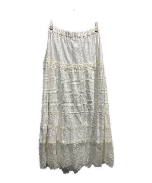 GRACE CLASS（グレースクラス）GRACE CLASS (グレースクラス) レーススカート ホワイト サイズ:36の古着・服飾アイテム