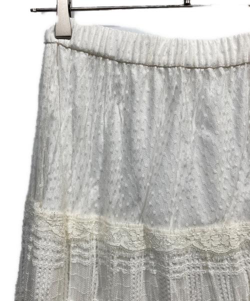 GRACE CLASS（グレースクラス）GRACE CLASS (グレースクラス) レーススカート ホワイト サイズ:36の古着・服飾アイテム