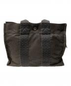HERMESエルメス）の古着「トートバッグ/エールラインPM」｜グレー