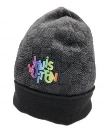 LOUIS VUITTON（ルイ ヴィトン）の古着「ニット帽」｜ブラック×グレー