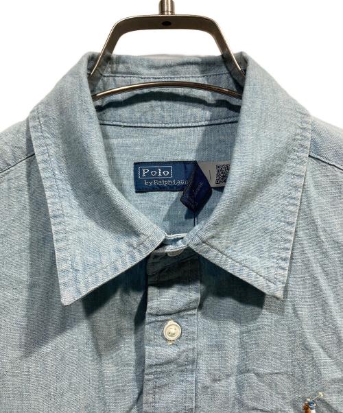 RALPH LAUREN（ラルフローレン）RALPH LAUREN (ラルフローレン) Long Sleeve Day Dress インディゴ サイズ:Mの古着・服飾アイテム
