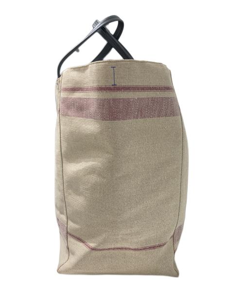 CELINE（セリーヌ）CELINE (セリーヌ) カバファントムトート ベージュ×レッドの古着・服飾アイテム