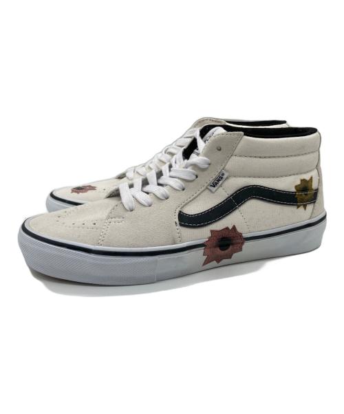 VANS（ヴァンズ）VANS (バンズ) SUPREME (シュプリーム) Nate Lowman Skate Grosso Mid ベージュ サイズ:27.5の古着・服飾アイテム