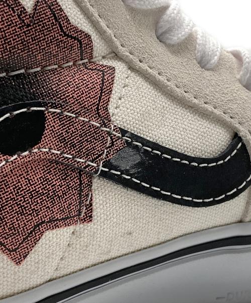 VANS（ヴァンズ）VANS (バンズ) SUPREME (シュプリーム) Nate Lowman Skate Grosso Mid ベージュ サイズ:27.5の古着・服飾アイテム